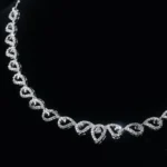 Kyra Exquisite Silver Queen Necklace Set 3 1 20 1 1