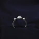 Kyra Sparkling Floral Bloom Silver Ring 2 2 12 1 1