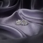 Kyra Silver Zircon Stud Flower Earring 2 2 25 1 1