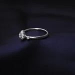 Kyra Sparkling Floral Bloom Silver Ring 4 3 6 1 1