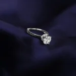 Kyra Classic Solitaire Silver Ring 3 4 6