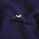 Kyra Double Heart Silver Ring 1 1 10
