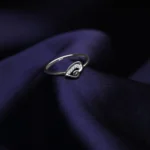 Kyra Peacock Heart Silver Ring 3 2 39