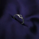 Kyra Barfie Heart Silver Ring 3 3 35