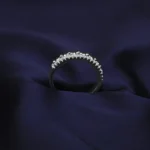 Kyra Two Layer Drop Challa Silver Ring 3 3 6 1