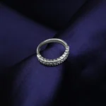 Kyra Two Layer Box Challa Silver Ring 3 3 7 1 3