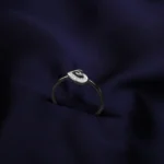 Kyra Peacock Heart Silver Ring 1 4 30