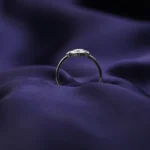 Kyra Zircon Stud Hollow Silver Ring 4 1 30