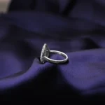 Kyra Green Dia Silver Ring 3 2 15 1