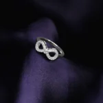 Kyra Heart Infinity Silver Ring 4 3 10 3
