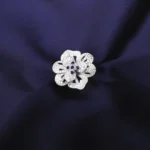 Kyra Blue Orchid Silver Ring 4 3 18