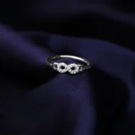 Kyra Reverse Infinity Silver Ring 1 3 27
