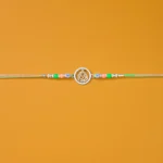 Kyra Silver Ganesha Rakhi 2 1 16