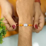 Kyra Silver Swastik Rakhi 1 2 19
